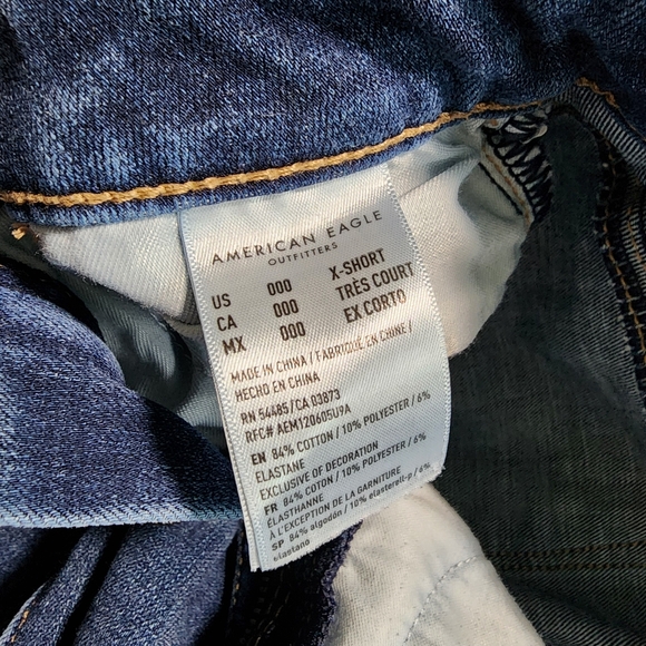 American Eagle Outfitters The Dream Jean Womens 000 XShort Super Hi Rise Jegging - Picture 11 of 16
